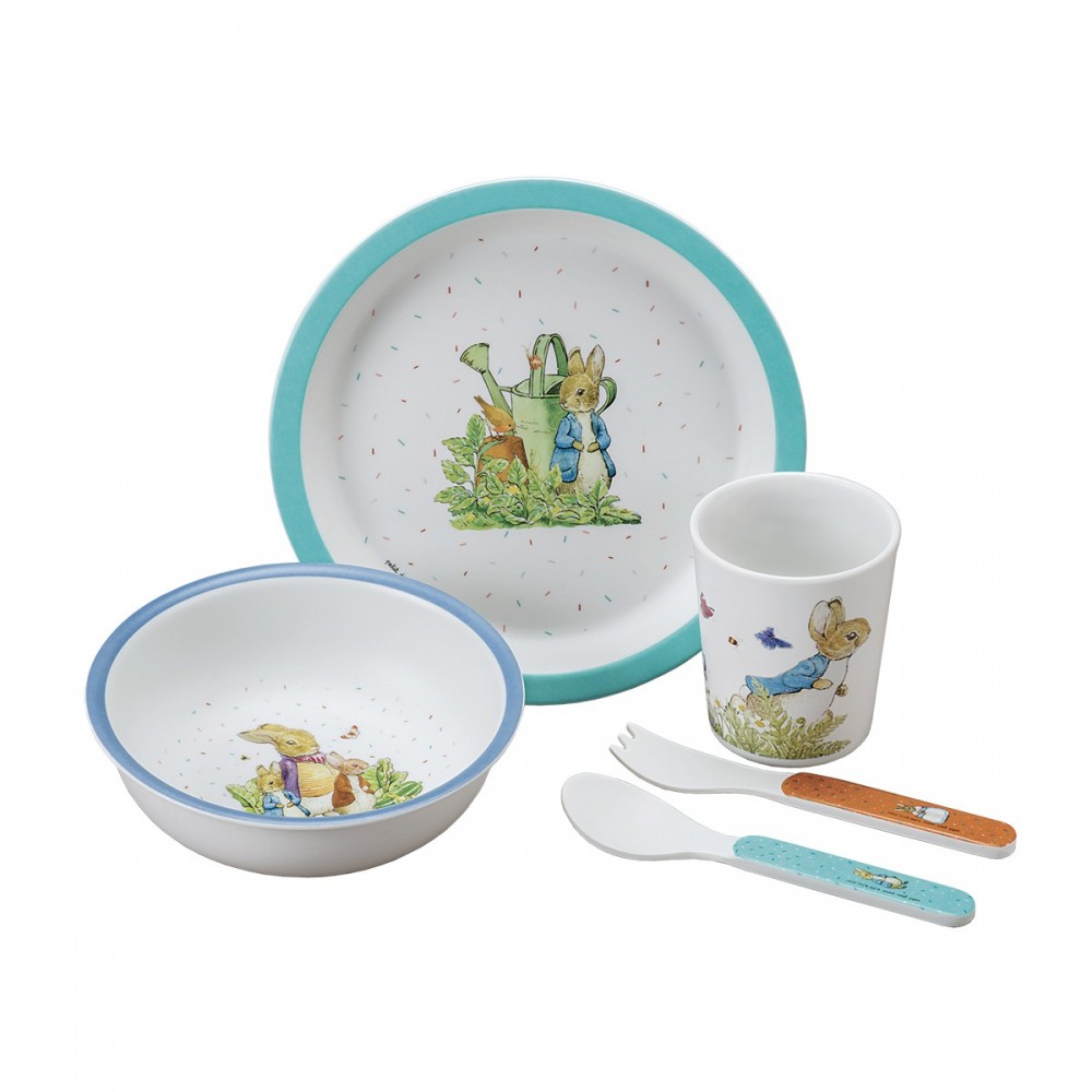 COFFRET CADEAU 5 PIÈCES PIERRE LAPIN BLEU