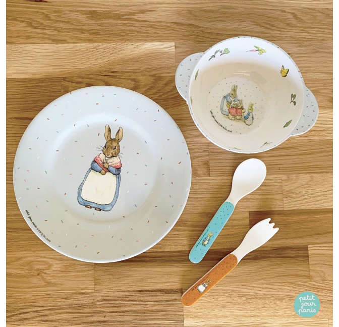 SET DE 2 COUVERTS PIERRE LAPIN