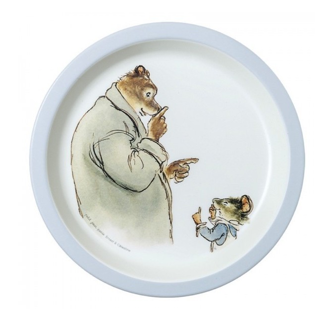 ASSIETTE BÉBÉ ERNEST ET CÉLESTINE Ø 18cm