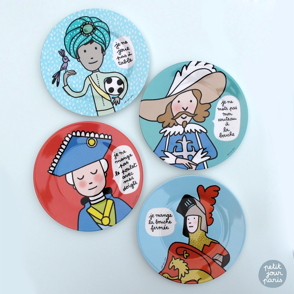 Petit Jour Paris Assiette à Dessert Princesse Je Ne Mets Pas Mon