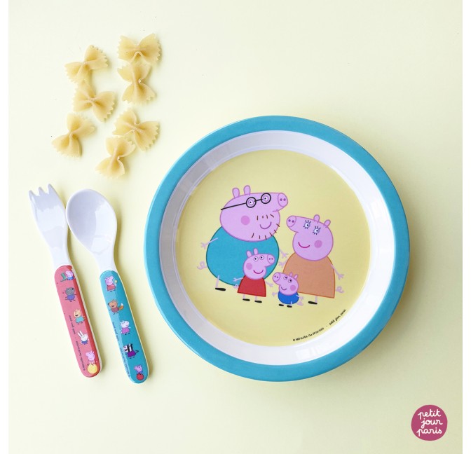 Baby Plate Peppa Pig With Parents Baby Plate Peppa Pig With Parents