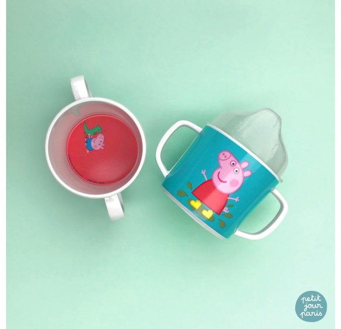 LEARNING CUP WITH ANTI-SLIP BASE PEPPA PIG