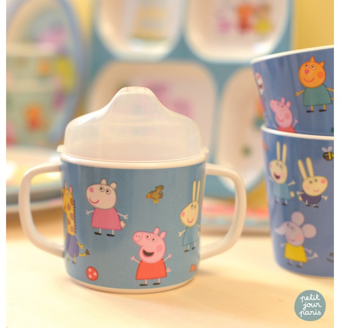 LEARNING CUP WITH ANTI-SLIP BASE PEPPA PIG