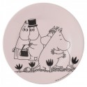 ASSIETTE À DESSERT MOOMIN \'\'AU REVOIR\'\' ROSE Ø20 cm