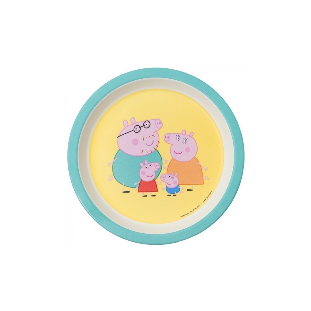 Baby Plate Peppa Pig With Parents Baby Plate Peppa Pig With Parents