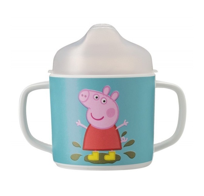 Peppa Pig With Latte Spoon Sippy Cups