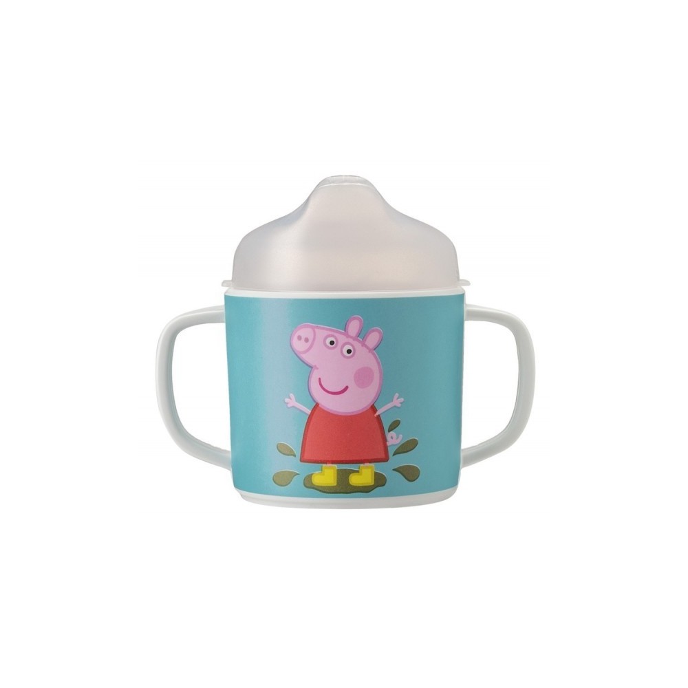 LEARNING CUP WITH ANTI-SLIP BASE PEPPA PIG