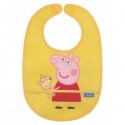 BAVOIR EN TOILE CIRÉE PEPPA PIG JAUNE