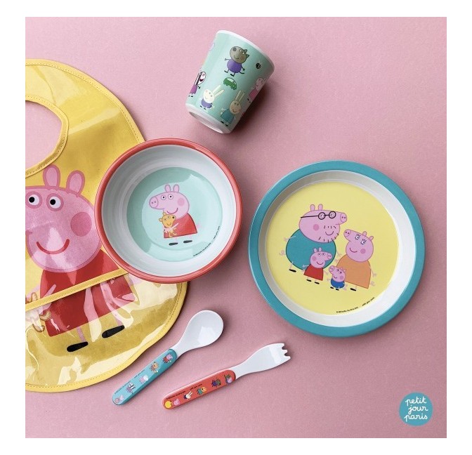 Set de papeterie Peppa Pig™ - 16 pièces - Jour de Fête - Peppa Pig