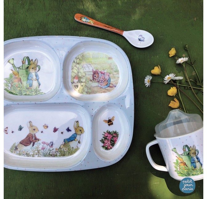 Pierre Lapin Coffret Cadeau Repas Bébé Peter Rabbit Petit Jour Rose