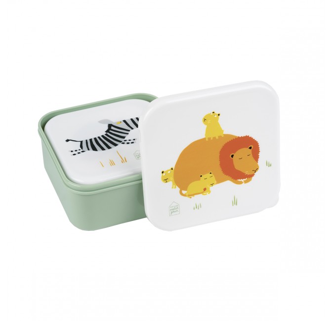 Coffret repas La savane - Petit Jour - Vaisselle enfant