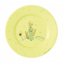 ASSIETTE À DESSERT LE PETIT PRINCE JAUNE Ø20cm