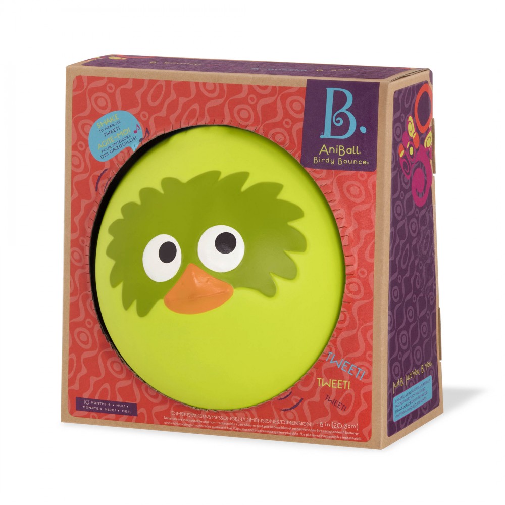 BALLON OISEAU VERT ANIBALL BIRDY BOUNCE LIME