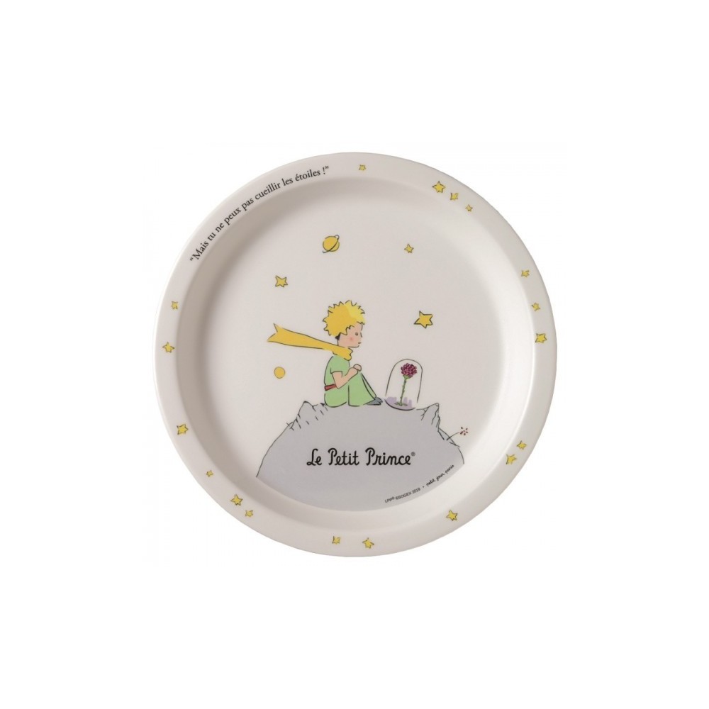 Baby Plate The Little Prince White