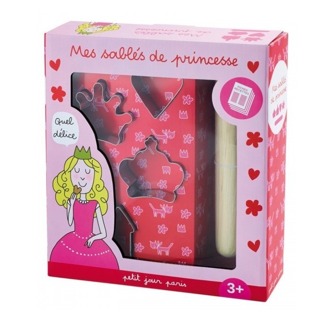 COFFRET DE PÂTISSERIE''PRINCESSES À VOS SABLÉS