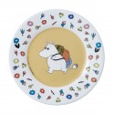 ASSIETTE À DESSERT MOOMIN BLANCHE Ø20 cm