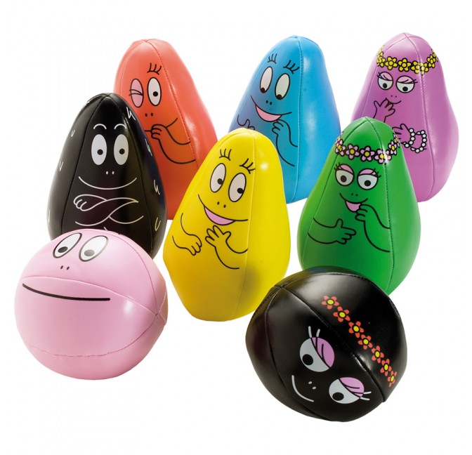 JEU DE QUILLES BARBAPAPA