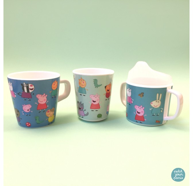 LEARNING CUP WITH ANTI-SLIP BASE PEPPA PIG