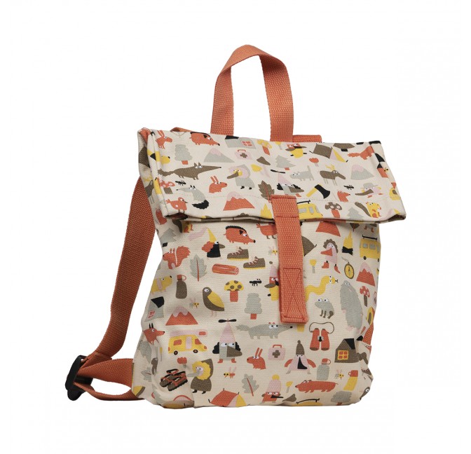 Petit Jour Paris Preschool Backpack - Small - Rain