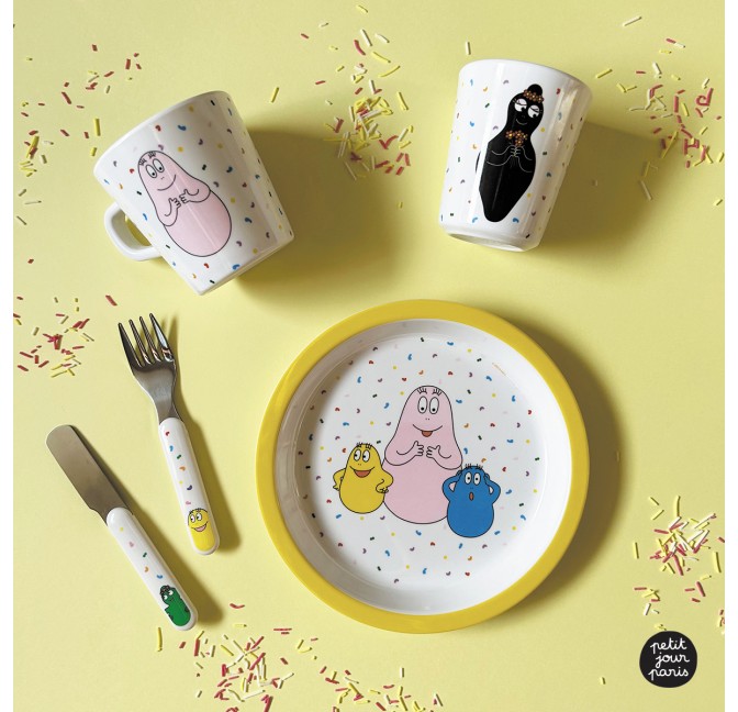 ASSIETTE BÉBÉ BARBAPAPA Ø 18cm