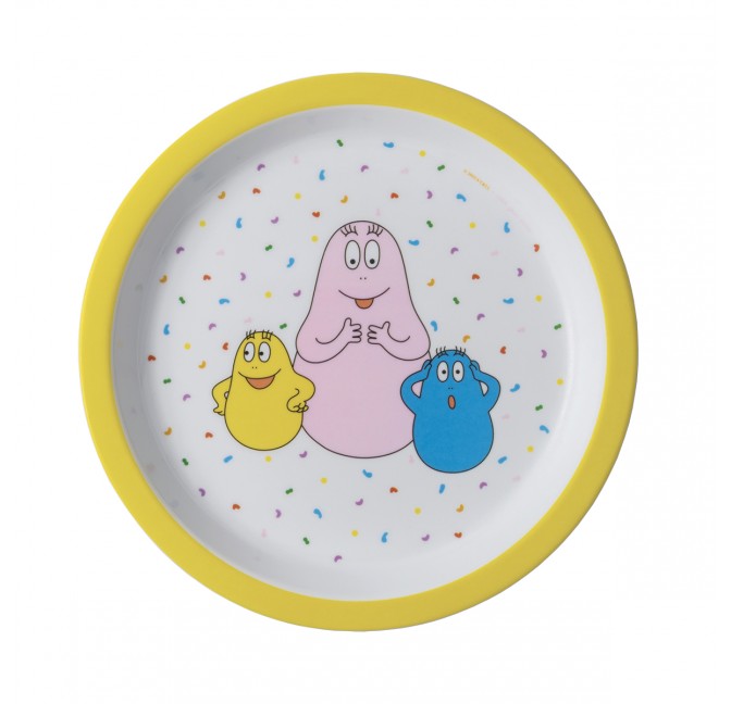 ASSIETTE BÉBÉ BARBAPAPA Ø 18cm