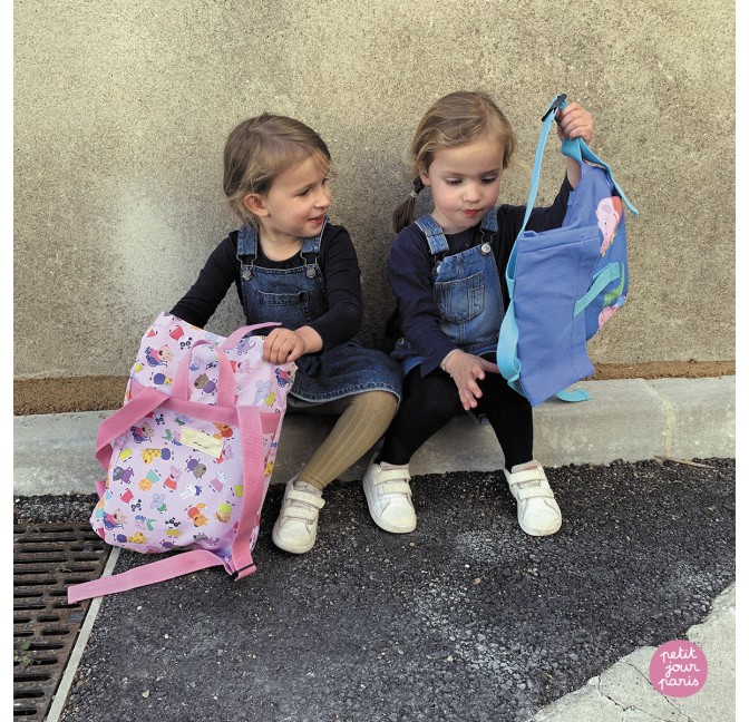 Joli sac à dos pour petite fille, mini sac à dos pour bébé fille de 2 à 6  ans, petit sac à dos en peluche avec jouet pour poupée (rose), rose, Petit 