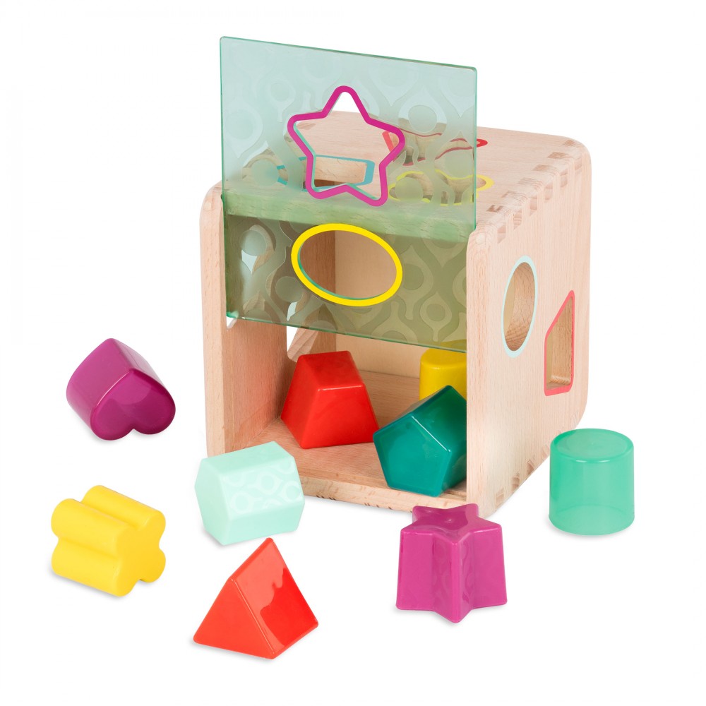 Shape sorter toy wooden online