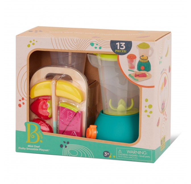 Mini Chef - Fruity Smoothie Playset, Blender Play Set