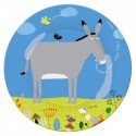 ASSIETTE À DESSERT LA FERME \'\'L\'ÂNE\'\' Ø 20cm