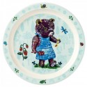 ASSIETTE BÉBÉ BOUCLE D\'OR BLEUE Ø 21cm