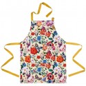 TABLIER ADULTE EN COTON AVEC POCHETTE JARDINS FLEURIS