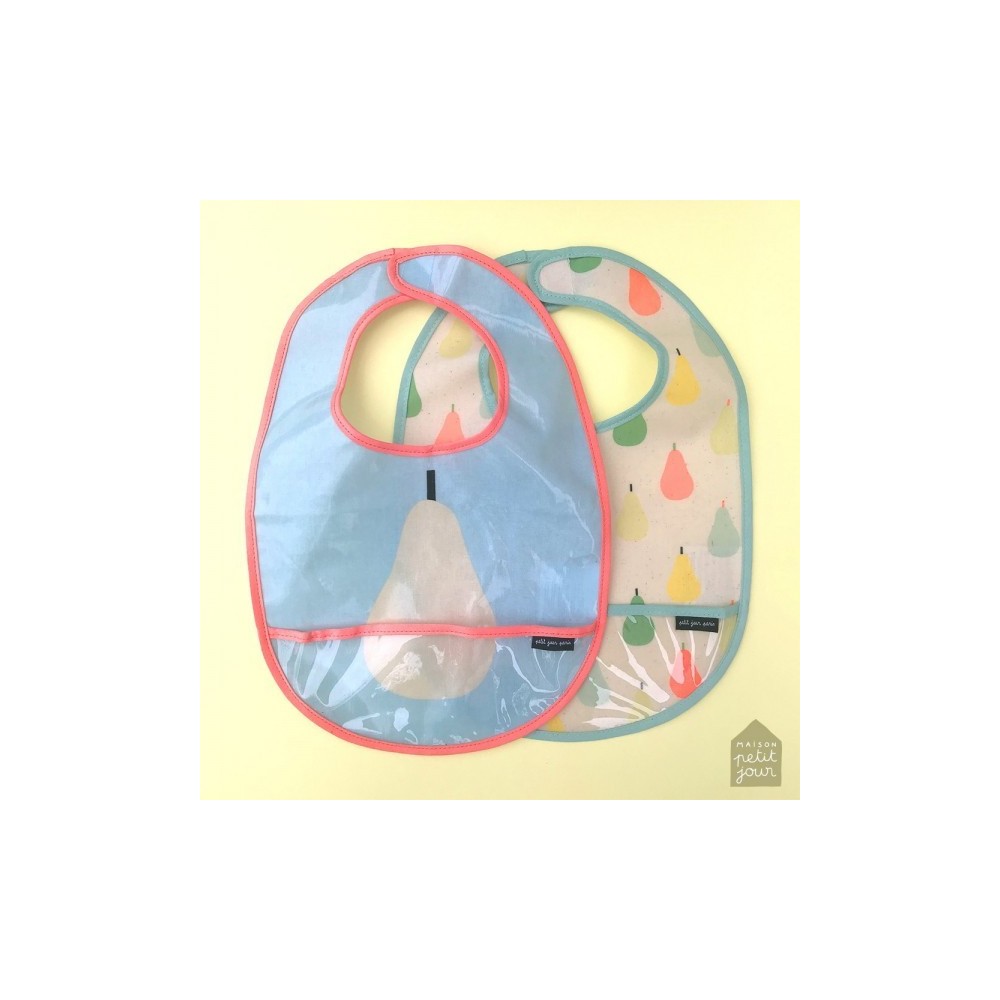 Set Of 2 Bibs Les Poires