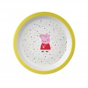 ASSIETTE BÉBÉ PEPPA PIG JAUNE Ø18cm