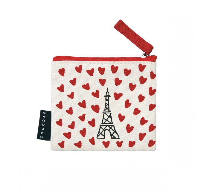 PORTE MONNAIE "PICTO - COEURS"