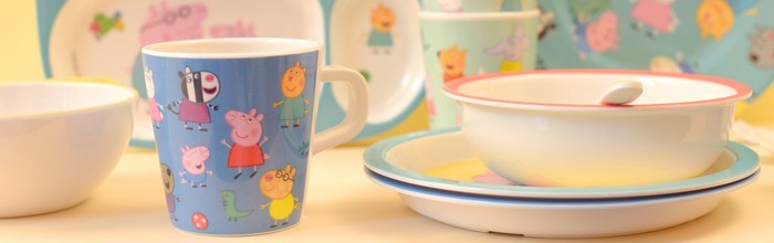 Vaisselle et accessoires Peppa Pig pour enfants | PETIT JOUR