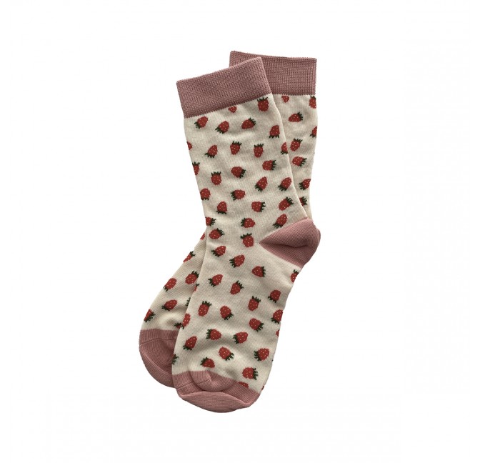 CHAUSSETTES 36/38 LES FRAISES